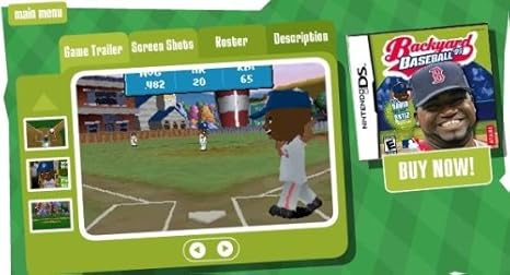 Amazon Com Backyard Baseball 2009 Nintendo Ds Artist Not Provided Video Games
