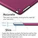 ROARTZ iPad Mini 2 Case, iPad Mini 3 Case, Metallic Magenta Slim Fit Smart Folio Case Rubber Coated Hard Shell Cover Light-Weight Auto Wake/Sleep Feature for Apple iPad Mini 1/2/3 Retina Display