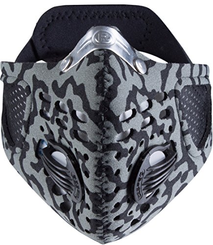 Sportsta anti-pollution mask - large - grey/black camouflage