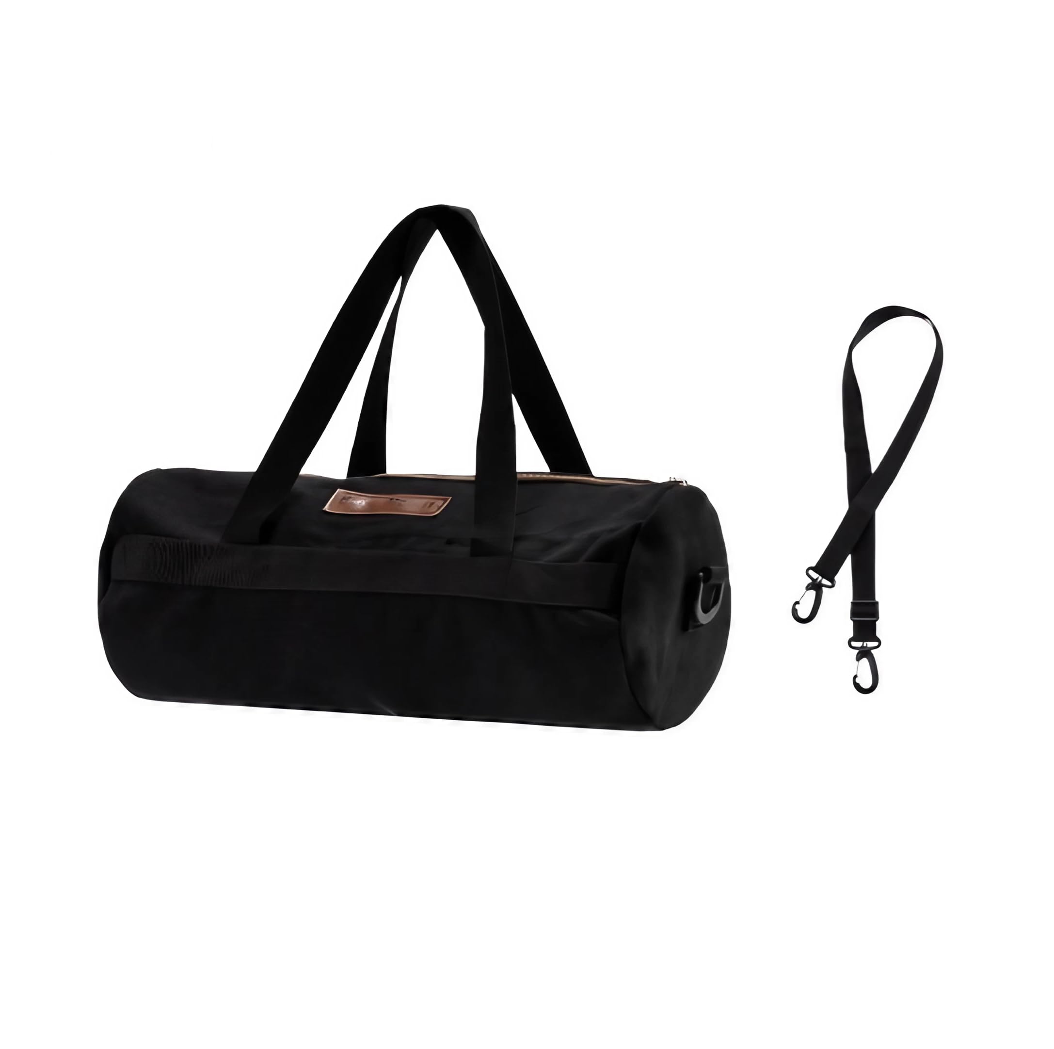 Portable Tool Bag, Small Work Tool Bag, Canvas Storage Bag, Multifunctional Tool Bag with Zipper, Pouch for Camping Pegs and Hammers (Black)