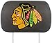 FANMATS - 14780 NHL Chicago Blackhawks Polyester Head Rest Cover