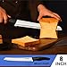 Knife Set,Kitchen Knife Set - Bluesim 5 Piece Matt Black Handle Knives Sets Including Carving Utility Chef and Paring Knives,Chef Knife Set with Gift Box Packaging