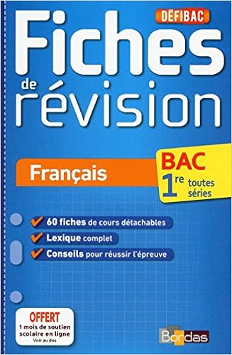 Defibac Fiches De Revision Francais 1res Amazon Fr Collectif Livres
