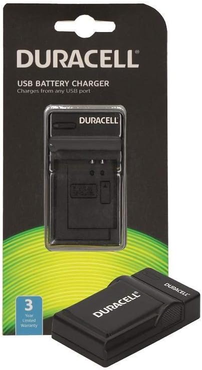 Duracell DRG5946 Charger with USB Cable, Black