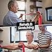 URBNFit Long Fitness Bands (5 Ft) w/Door Anchor - 3 Pack of Resistance Bands for Stretching, Workouts, Rehabilitation