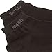 Hugo Boss Men's 2 Pair Plain Cotton Sneaker Socks 9.5-12 Black