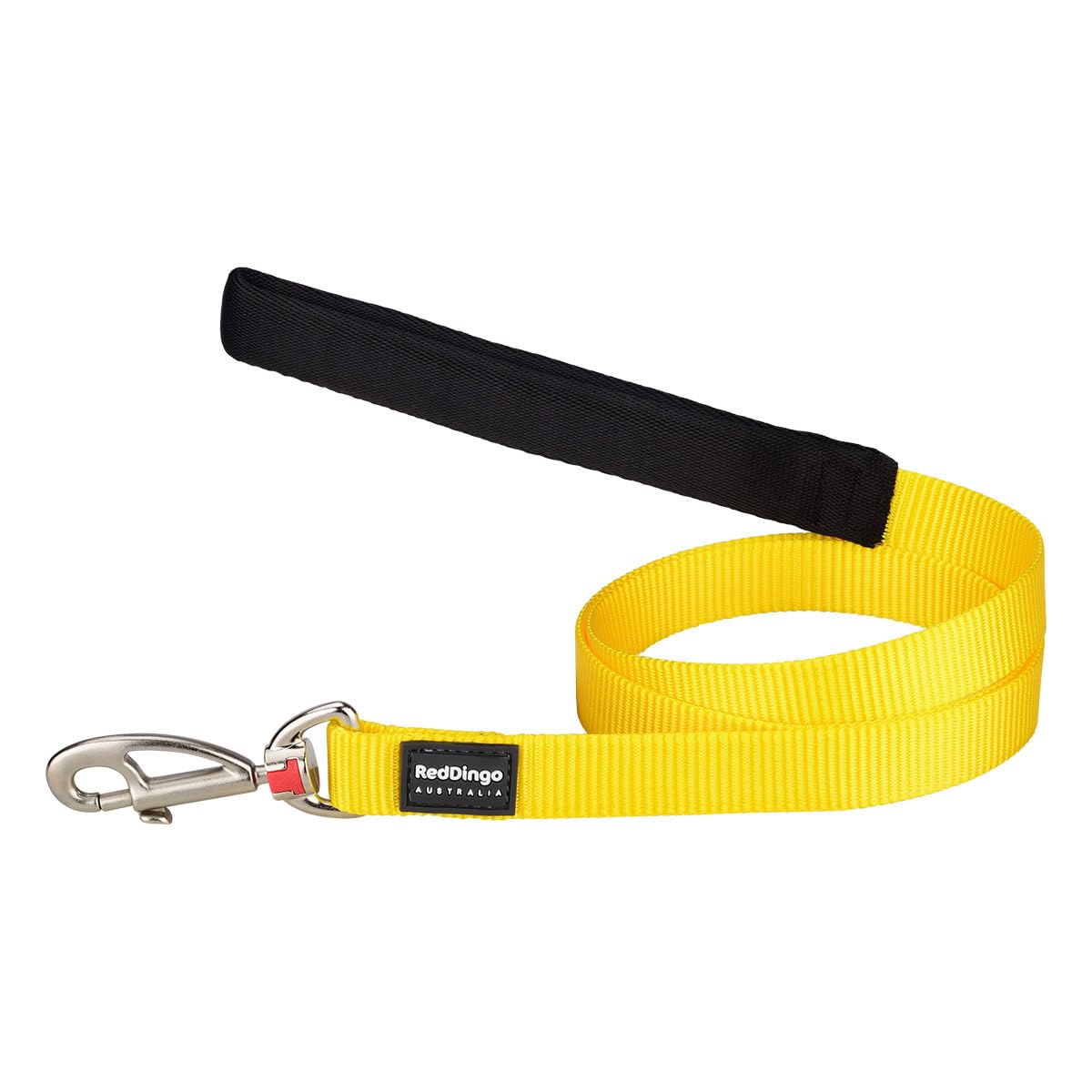 Red Dingo Dog Lead 1.2m Plain, Yellow, X-SMALL 12mm