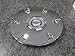 2004 CHRYSLER PACIFICA ALUMINUM WHEEL CENTER CAP CHROME