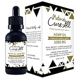Powerful Full Spectrum Hemp Oil 5000 mg Extract | Herbal Drops for Pain-Stress Relief, Inflammation, Relaxation & Sleep Support, Natural & Organic, Rich in Fatty Acids, Zero THC Formula, Made in USA.