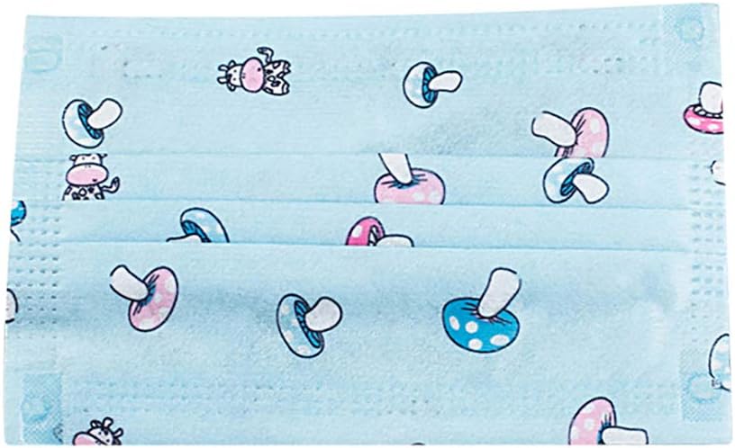 STARLIT 10Pcs 3-Layer Cartoon Printed Disposable Kids' Face Mask Children Non-Woven Anti Dust Earloop Face Mouth Mask Covers