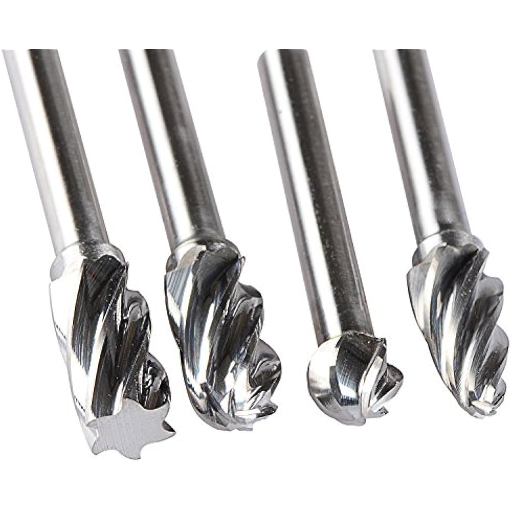 Carbide Rotary Burr For Aluminum Cutting (NonFerrous) 1/4 Inch Shank