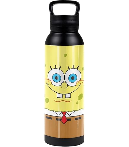 Amazon.com: Spongebob OFFICIAL Surprise Face 18 oz Insulated Water