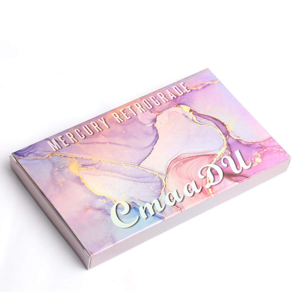 Caerling Eyeshadow Palette18 Color Shiny Eyeshadow Makeup Eyeshadow Palette Shadows Nudes Highly Pigmented 18 Matte Makeup Kits (A, Multicolor)