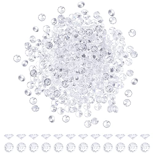 PH PandaHall 400pcs 4mm Clear Cubic Zirconia Stone, Grade A Faceted CZ Diamante Rhinestone Gems Small Zirconia Cabochons with Pointed Back Cabochons for Ring Earring Bracelet Nail Art Jewelry Making