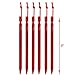 Sportneer 10x Tent Stakes Heavy Duty pegs with Carrying Pouch, Red