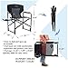 Timber Ridge Director's Chair Folding Aluminum Camping Portable Lightweight Chair Supports 300lbs with Side Table, Outdoor