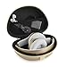 Geekria Shield Headphone Case Compatible with Beats Solo 4/3/2/HD, Replacement Hard Shell Travel Carrying Bag with Cable Storage (Gold)