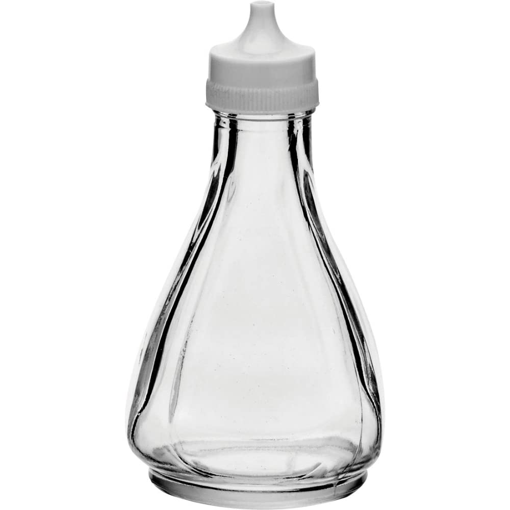 Utopia Oil/Vinegar, C6041A-000000-B12048, Vinegar Bottle, White Plastic Top, 4 case of 12 pieces