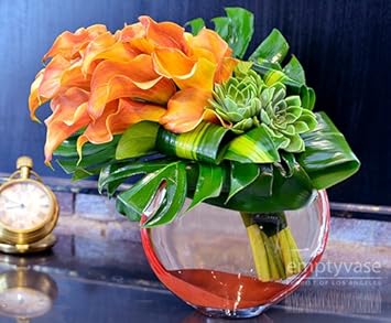Amazon Com Empty Vase Tropical Tango Hand Delivered Bouquet