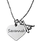 Personalized Engraved Softball Necklace with Name & Number, Custom Softball Gift, Softball Pendent Jewelry, Softball Players & Team Gifts