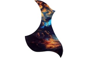 SUPVOX Guitar Pickguard Self Adhesive Pickup Pick Guard Scratch Plate Sticker for Folk Acoustic Guitar Musical Instrument