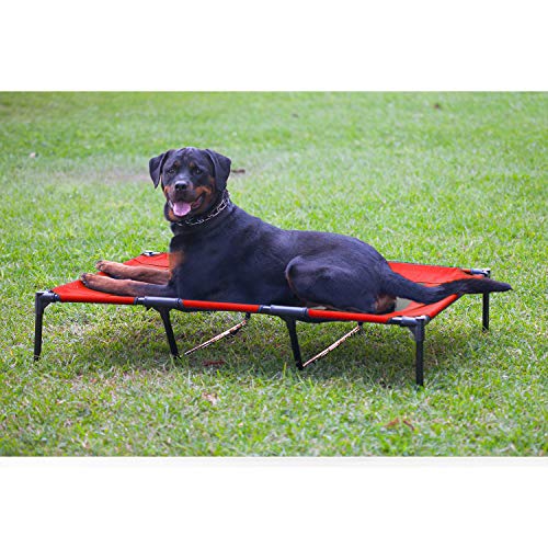 2PET Elevated Cooling Pet Bed, Pet Cot, Dog Bed with Breathable Mesh