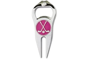 GOLTERS Golf Divot Repair Tool with Ball Marker, A Unique and Multi-Functional Golf Accessory, Nickel