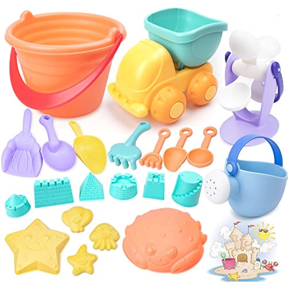 beach bucket with sprinkler hose