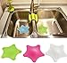 Best Flexible Star Shaped Kitchen Sink Strainer & Bathroom Strainer. (Colors may vary)