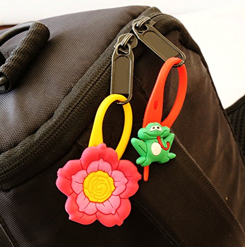 Hermes AVIRGO 21 Pcs Colorful Soft Zipper Pull Charms for Jacket Backpack Bag Pendant Set