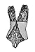 Aoymay Women's Sexy Lace Lingerie for Sex Sleepwear Babydoll Sheer Dress Plus Size Black Small