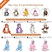 MICHLEY Unisex Baby Costume Winter and Autumn Flannel Romper for 6-12 Months, Animal Cosplay Jumpsuit White Size 80
