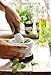 Vremi Mortar and Pestle Set - Porcelain Ceramic Dishwasher Safe Herb Spice Grinder Guacamole Salsa Maker - Apothecary Pharmacy Grade Nonporous with Silicone Base and Grip - White Black