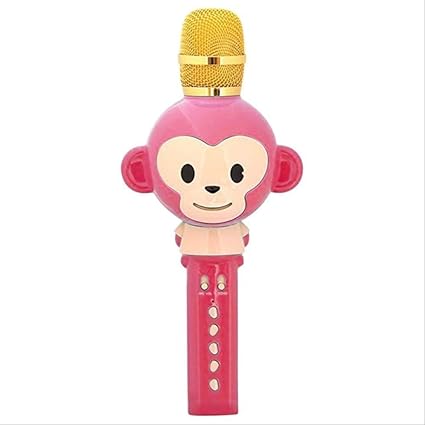 Rrym Microfonos Microfono Inalambrico Bluetooth Microfono De Dibujos Animados Mono Animal Microfono 3 En 1 Microfono Karaoke Multifuncional Regalo Para Ninos Rosa Amazon Es Instrumentos Musicales