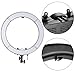 Neewer 18 inches Outer Dimmable SMD LED Ring Light with Battery Holder, Filters and Power Adapter with US/EU Plug for Makeup Photo Studio Portrait YouTube Video Shooting (Battery Not included)