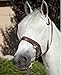 Kensington Natural Fly Mask with Webbing for Horses — Protects Horses Face and Eyes From Flys and UV Rays — Breathable and Non Heat Transferring Makes it Perfect Year Round , Grey