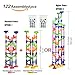 WEofferwhatYOUwant Marble Run Coaster Toy Challenge - Construction Set for Children. Twin Track Tower for Family and Friends. 122 Assembled Pieces