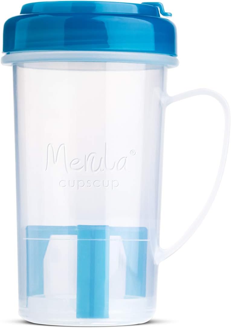 Merula Cupscup Microwave Steam Cleaning Cup for Menstrual Cups, Clear