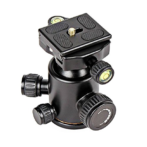 PhotoTrust Professional Portable Aluminium Tripod, Monopod & Ball Head 10 lb Load Capacity Compatible with Canon, Nikon, Pentax, Sony DSLR Camera