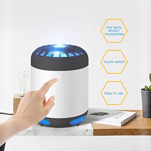 Clearance! CieKen Electric Fly Bug Zapper Mosquito Insect Killer LED Light Trap Lamp Pest Control (Black)