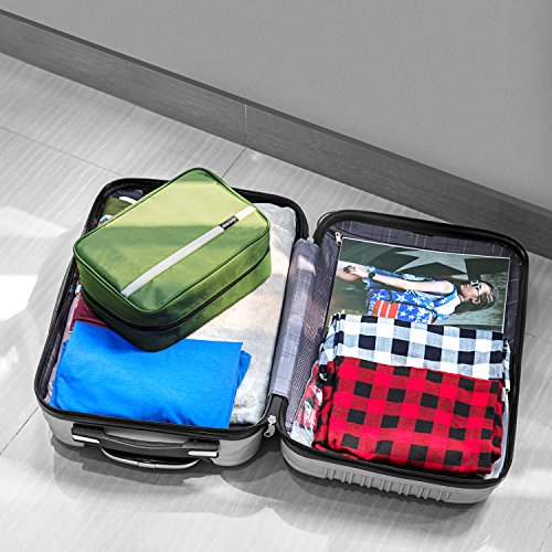 Travel Toiletry Bag for Men - Hanging Toiletry Bag with 4 Compartments, Portable and Waterproof Compact travel Bathroom Organizer,Ideal for Travel or Daily Life (Olive Green) 7 Travel Toiletry Bag for Men - Hanging Toiletry Bag with 4 Compartments, Portable and Waterproof Compact travel Bathroom Organizer,Ideal for Travel or Daily Life (Olive Green)