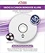 Kidde Smoke & Carbon Monoxide Detector, 10-Year Battery, Interconnect Combination Smoke & CO Alarm, Voice Alert