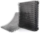 Homarden Scat Mat for Cats (Set of 10) 16 X 13 Inch Square Cat and Dog Digging Deterrent Mats with 1 Inch Plastic Spikes - Outdoor Garden Pest Control