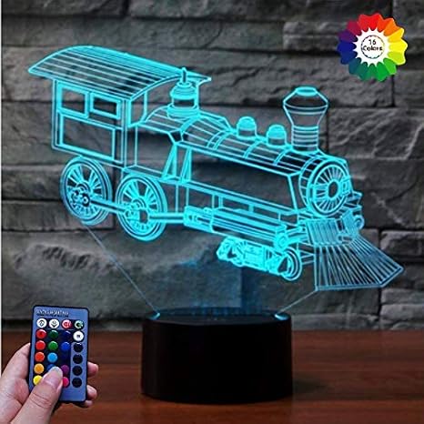 kids train lamp