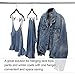 Fayleeko Clothes Hangers Pants Hangers with Clips Ultra Thin Non Slip 20 Pack Velvet Skirt Hangers Space Saving Clothing Hanger