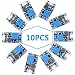 Eiechip DC Voltage Regulator Voltage Converter Step Up dc Boost Converter USB Power Module Supply Module Buck Converter 2V-24V to 5V-28V 2A MT3608 Mico USB (Pack of 10)