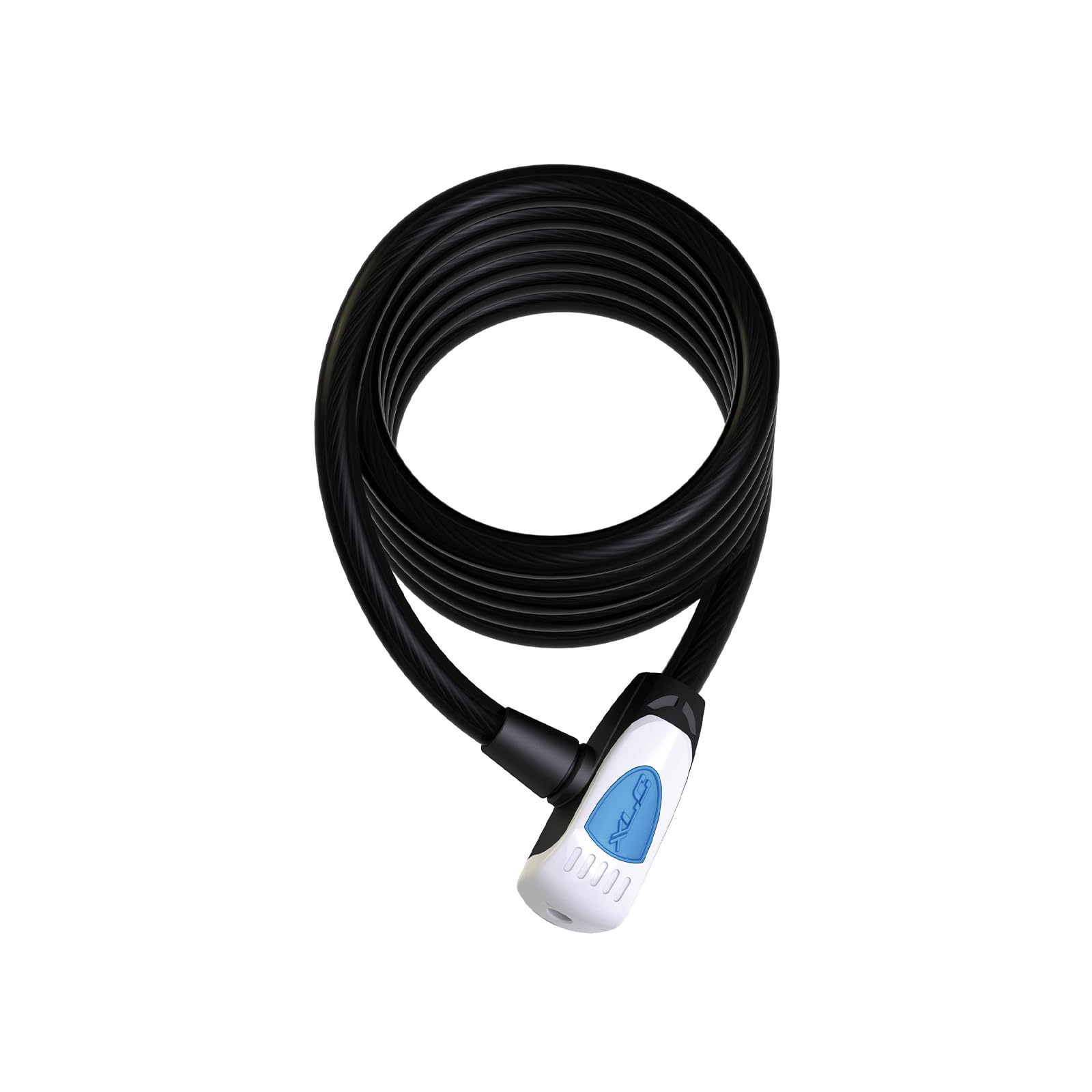 XLC Al Capone Spiral Cable Lock, Black, 185 x 10 x 10 cm