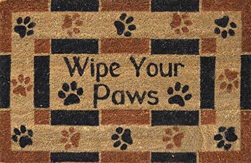 Royal Luxury Vinyl Backed Coir Outdoor Mat , Welome Mat , Doormat , 18 By 28-inch or 22 By 36-inch , wipe your paws