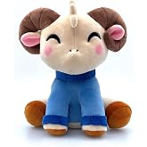 Youtooz Jschlatt Ram Plushie 9" Inch, Jschlatt Soft Rammie Plush Collectible by Youtooz Plush Youtubers Creator Collection