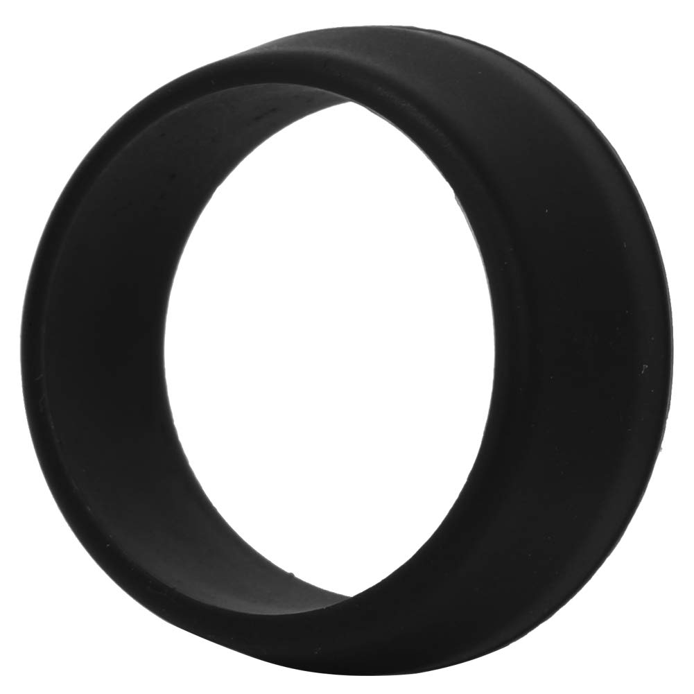 Alomejor 10PCS Bike Seat Post Ring Dust Cover Silicone Waterproof Bicycle Seatpost Case Protective Cover 25-30mm(black)